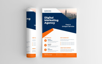 Digital Marketing Agency Corporate Social Responsibility Flyer