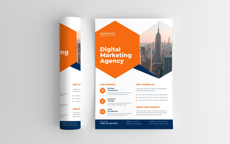 Digital Marketing Agency Corporate Team Building Event Flyer Corporate Identity