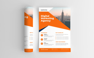 Digital Marketing Agency Professional Printing Services Flyer