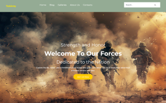 TishArmy - Army WordPress Theme