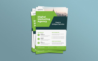 Modern Business Consulting Services Marketing Flyer