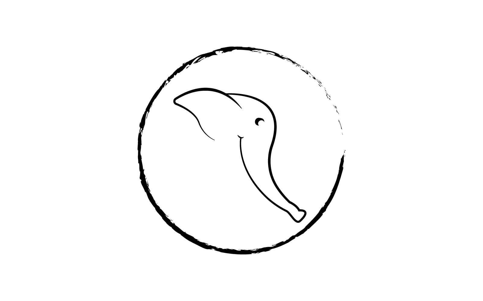olifant logo vector illustratie ontwerpsjabloon