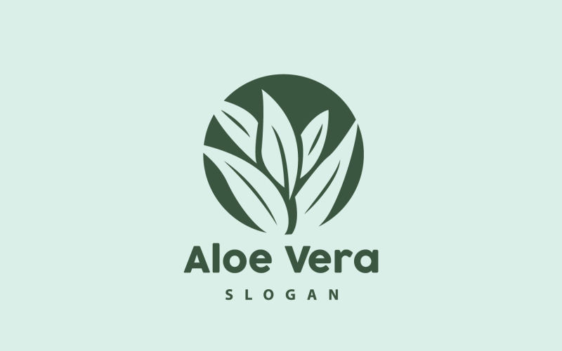 Aloe Vera Logo Herbal Plant VectorV14 Logo Template