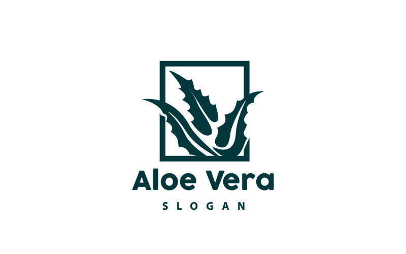Aloe Vera Logo Herbal Plant VectorV17 Logo Template