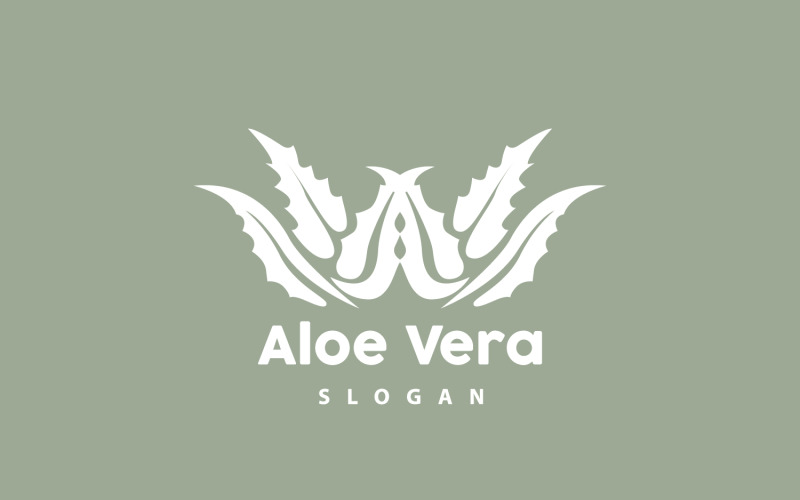 Aloe Vera Logo Herbal Plant VectorV25 Logo Template