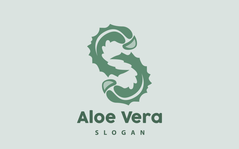Aloe Vera Logo Herbal Plant VectorV28 Logo Template