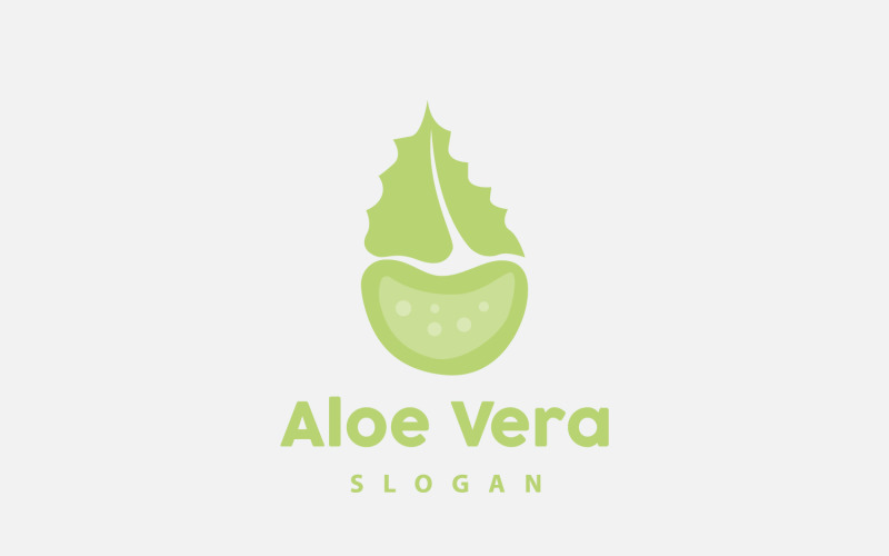 Aloe Vera Logo Herbal Plant VectorV2 Logo Template