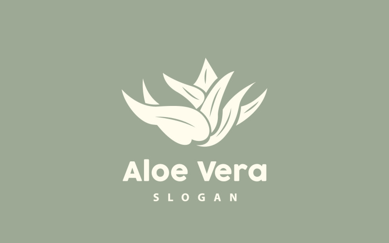 Aloe Vera Logo Herbal Plant VectorV7 Logo Template