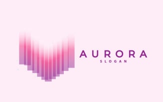 Aurora Light Wave Sky View Logo Version1