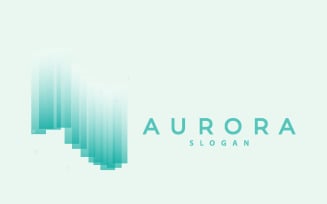 Aurora Light Wave Sky View Logo Version2