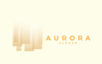 Aurora Light Wave Sky View Logo Version6