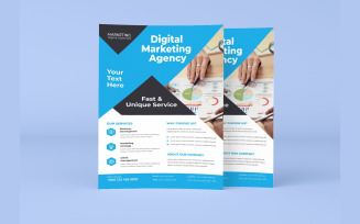 Modern Business Analysis Consultation Marketing Flyer