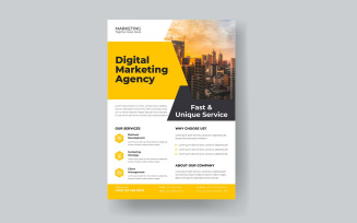 Modern Business Growth Strategies Marketing Flyer