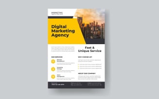 Modern Business Investment Seminar Marketing Flyer