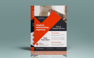 Modern Business Process Optimization Marketing Flyer