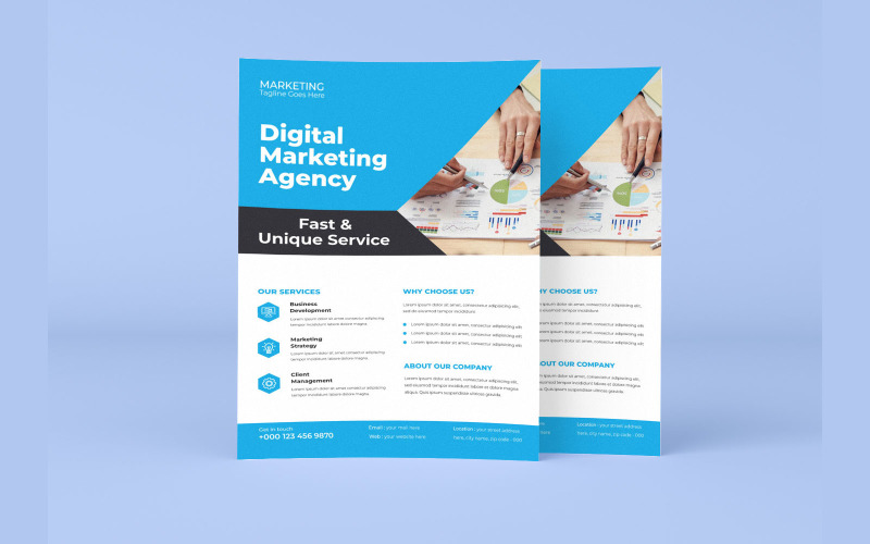 Modern Corporate Diversity Training Marketing Flyer Corporate Identity