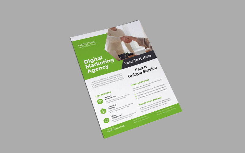 Modern Personal Branding Workshop Marketing Flyer Corporate Identity