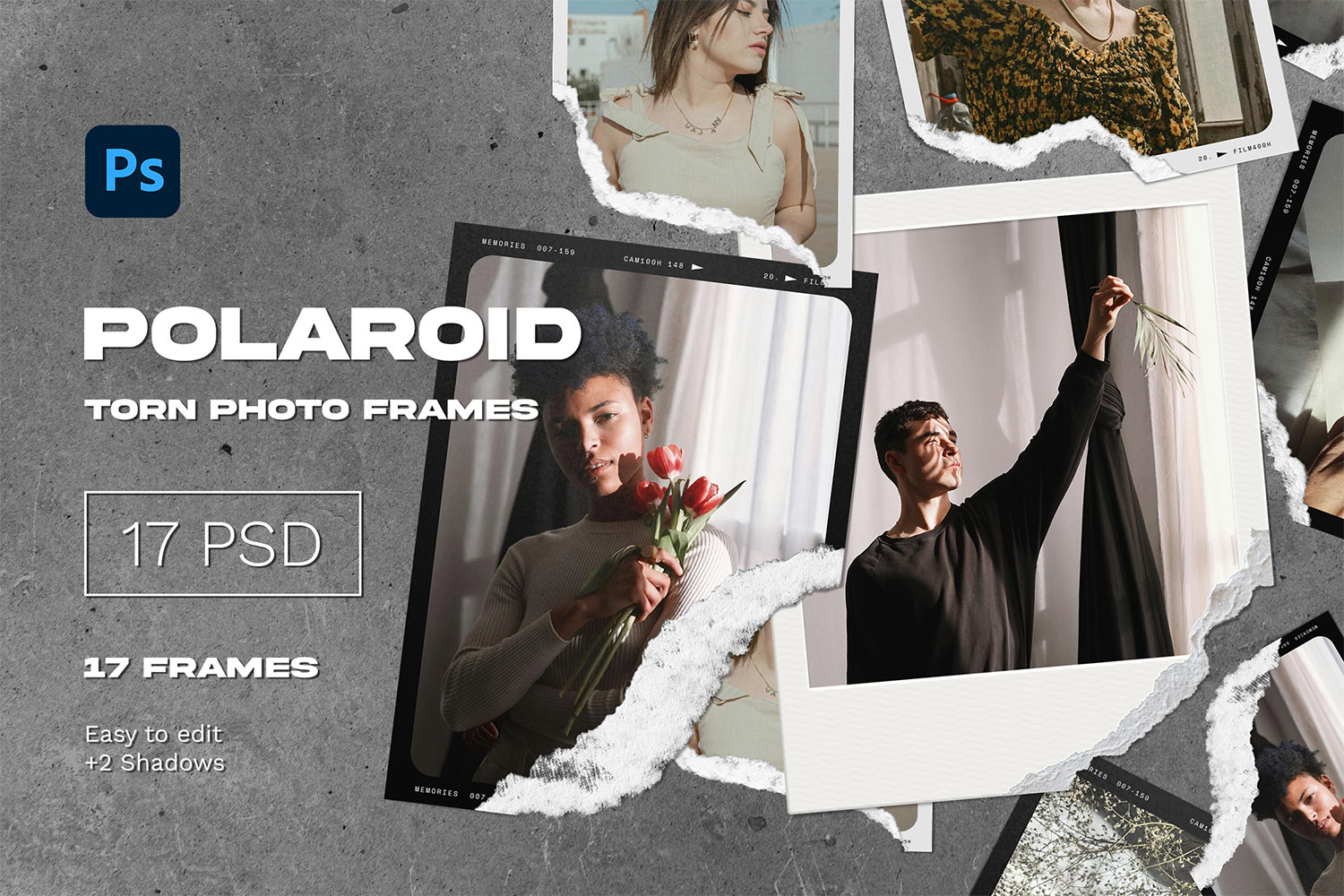 Template #416590 Photo Polaroid Webdesign Template - Logo template Preview