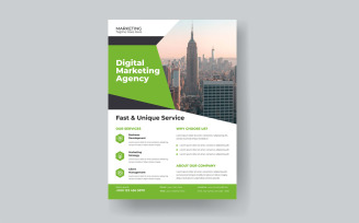 Modern Digital Marketing Agency Business Investment Seminar Flyer