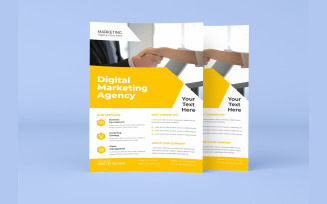 Modern Digital Marketing Agency Corporate Wellness Program Flyer