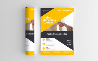 Modern Digital Marketing Agency Elegant Business Conference Flyer
