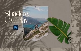 Natural Shadow Overlays - 15 PNG