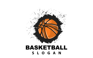 Sport Basketball Logo Vector Design V4
