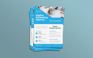 Modern Digital Marketing Agency Transformation Seminar Flyer