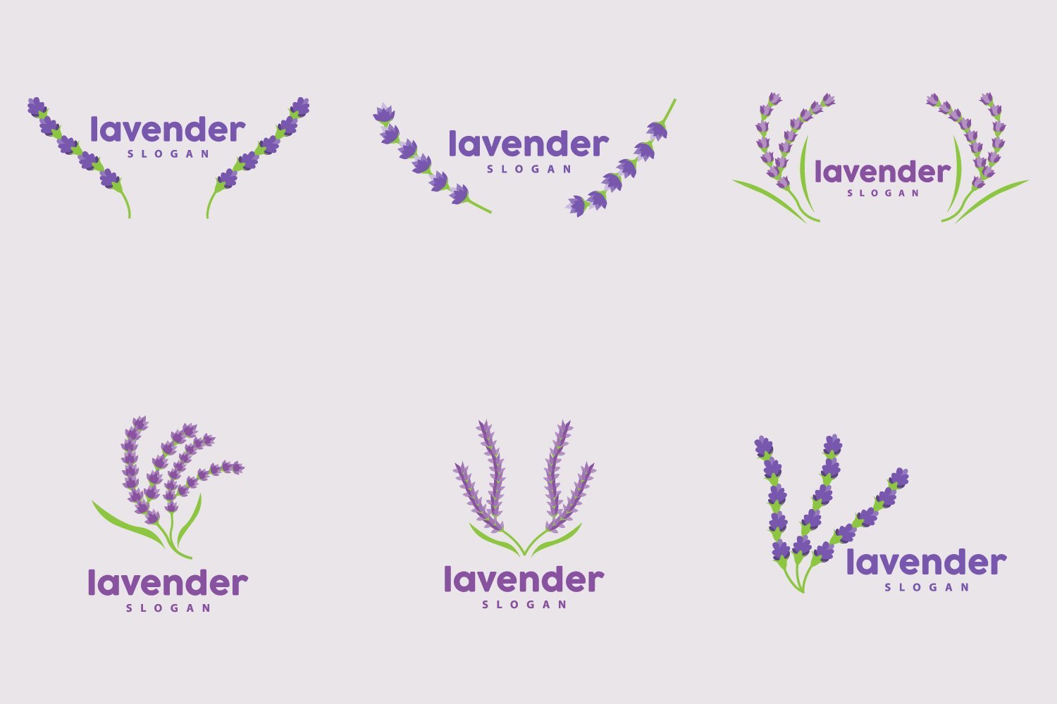 Kit Graphique #416815 Leaf Lavender Divers Modles Web - Logo template Preview