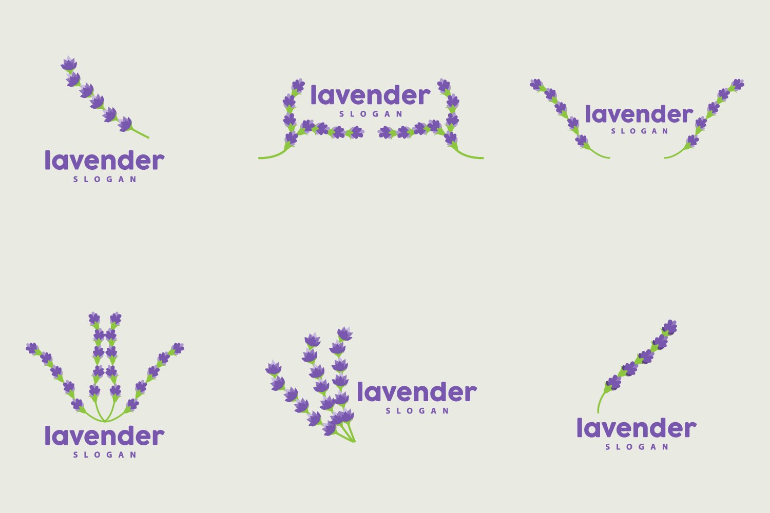 Kit Graphique #416816 Leaf Lavender Divers Modles Web - Logo template Preview