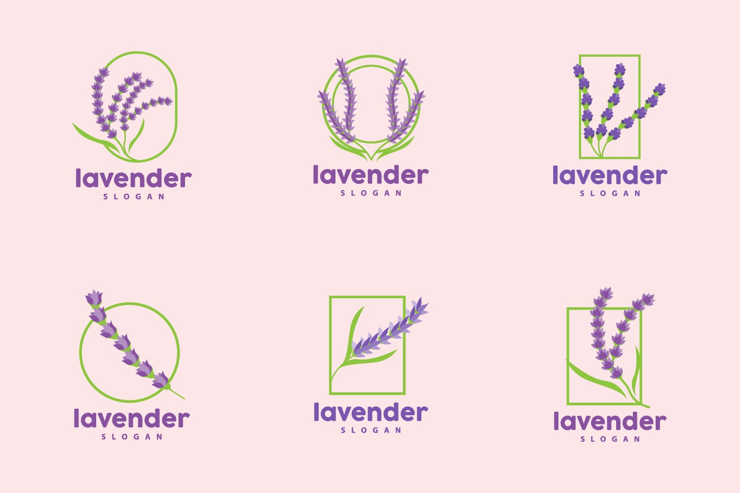 Kit Graphique #416818 Leaf Lavender Divers Modles Web - Logo template Preview
