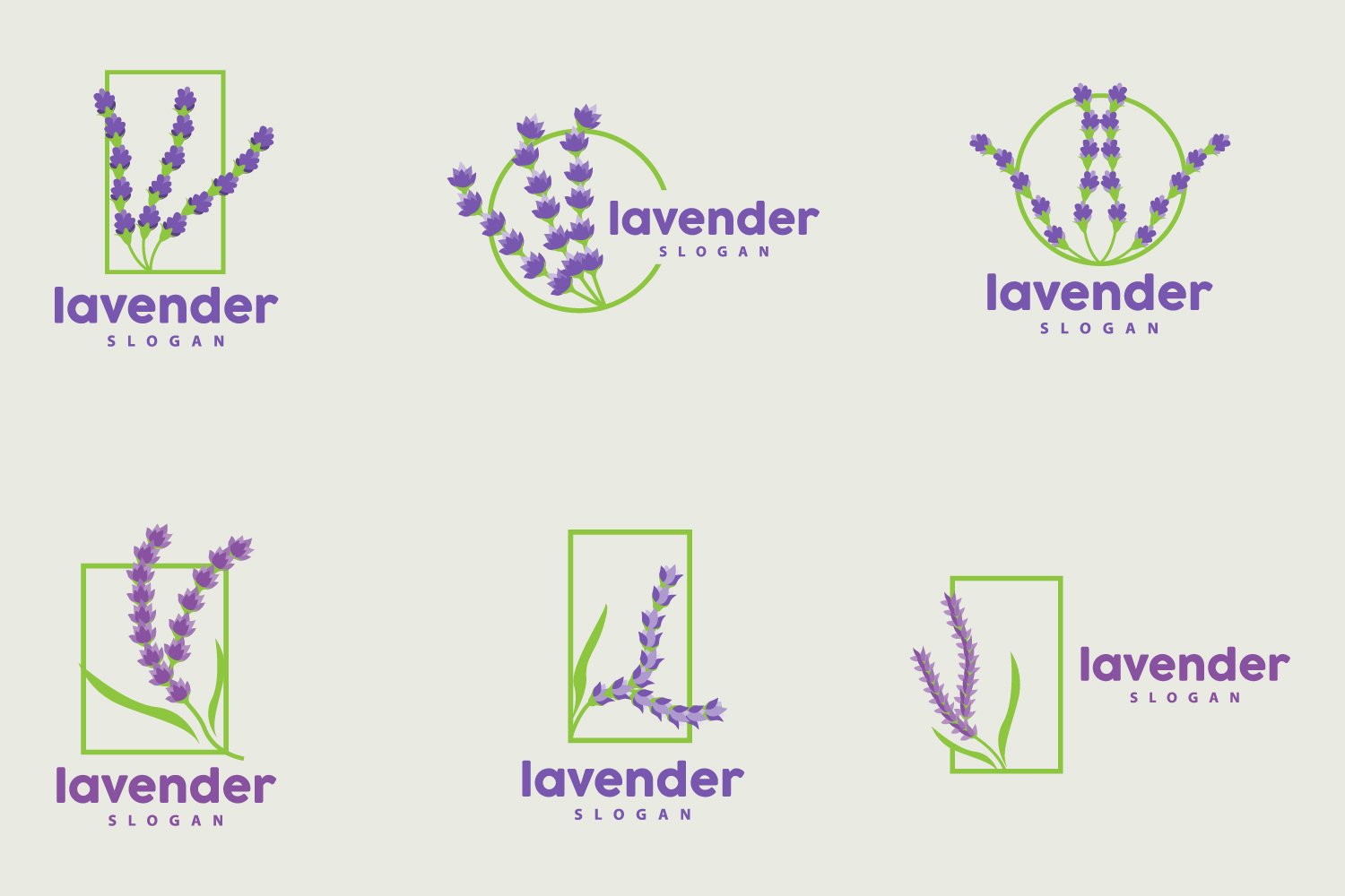 Kit Graphique #416820 Leaf Lavender Divers Modles Web - Logo template Preview