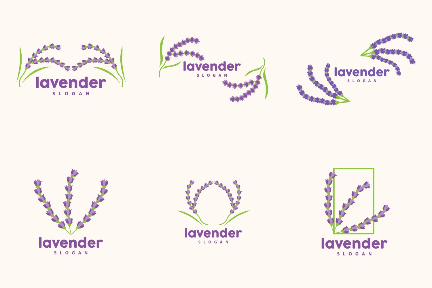 Kit Graphique #416822 Leaf Lavender Divers Modles Web - Logo template Preview