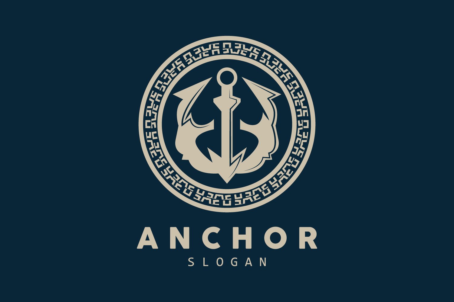 Kit Graphique #416833 Ocean Anchor Divers Modles Web - Logo template Preview