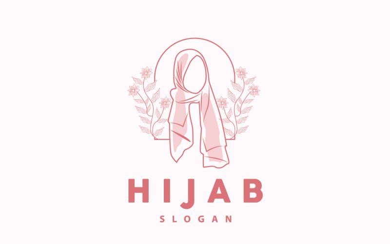 HIjab Logo Fashion Product Vector Version12 Logo Template