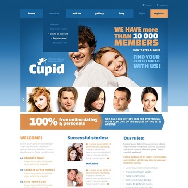 joomla dating website template