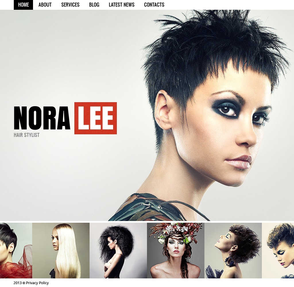 Live demo for Hair Salon Website Template 41713