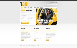 Taxi PSD Template