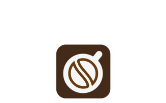 Coffee shop logo. Modern idea designs