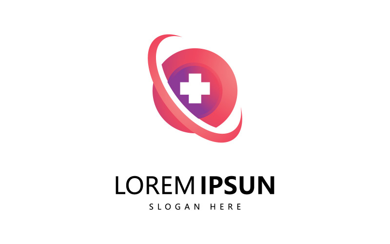 Colorful eye care Health eye logo Template. Icon symbol V7 Logo Template