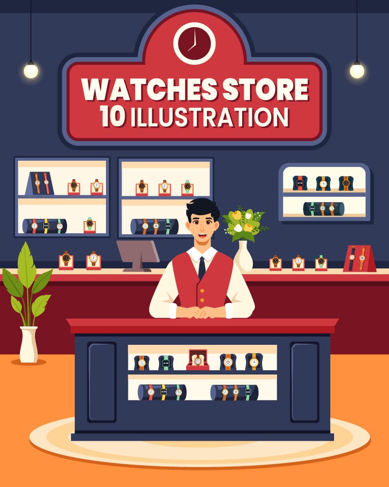 Template #417135 Shop Watch Webdesign Template - Logo template Preview