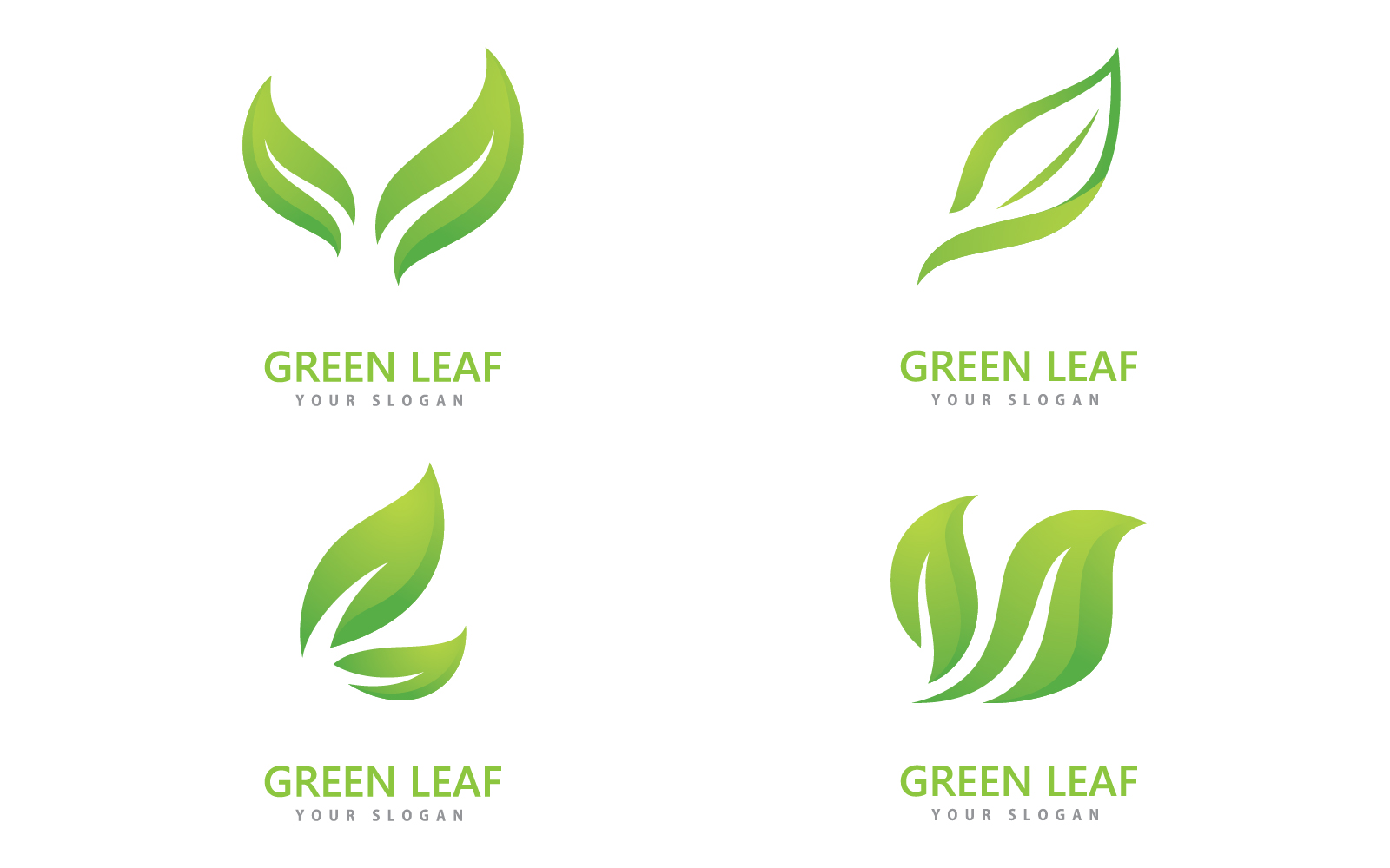Kit Graphique #417194 Leaf Vector Divers Modles Web - Logo template Preview