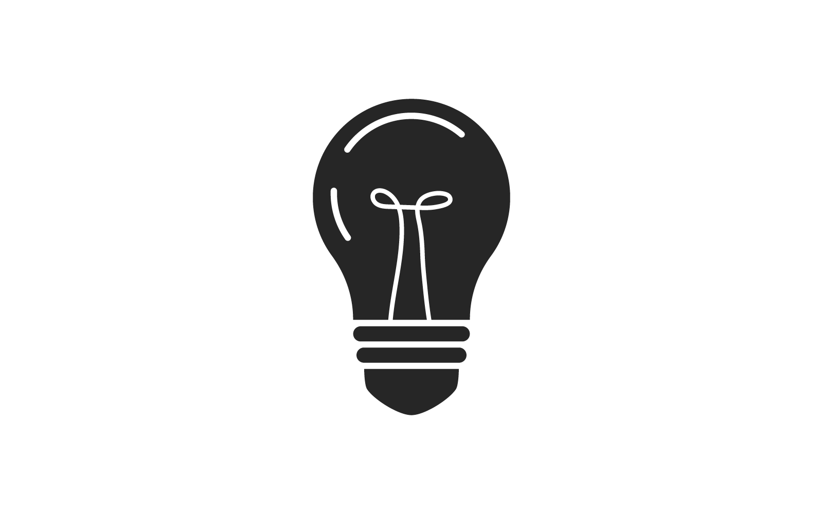 Bulb technology illustration logo vector design