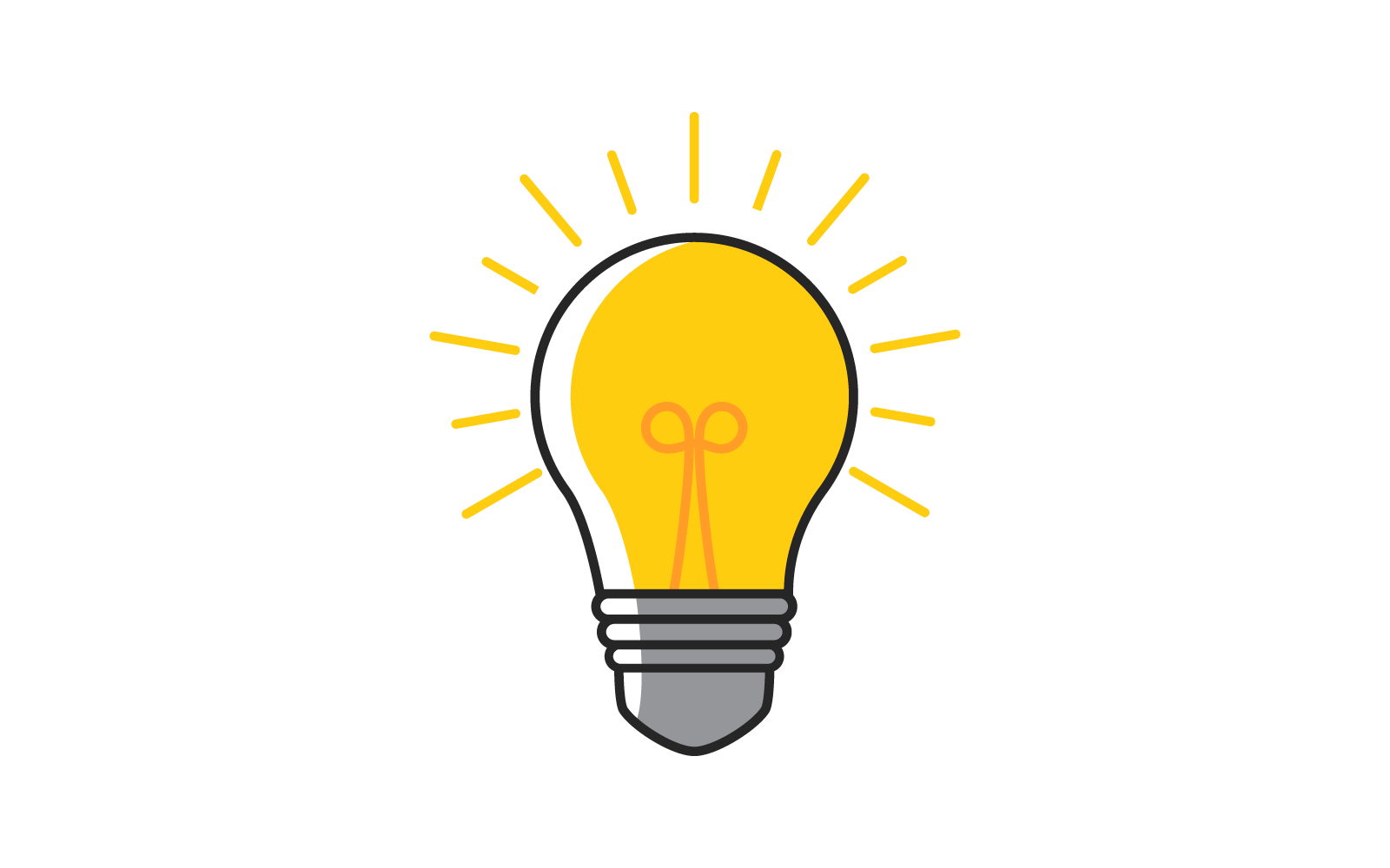 Bulb teknik logotyp ikon vektor mall
