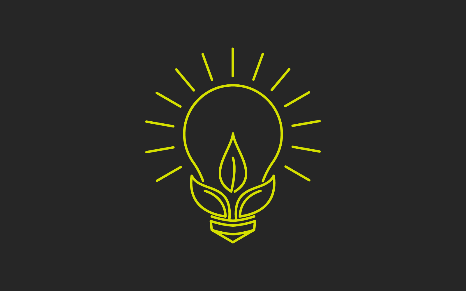 Eco bulb nature logo vector flat design