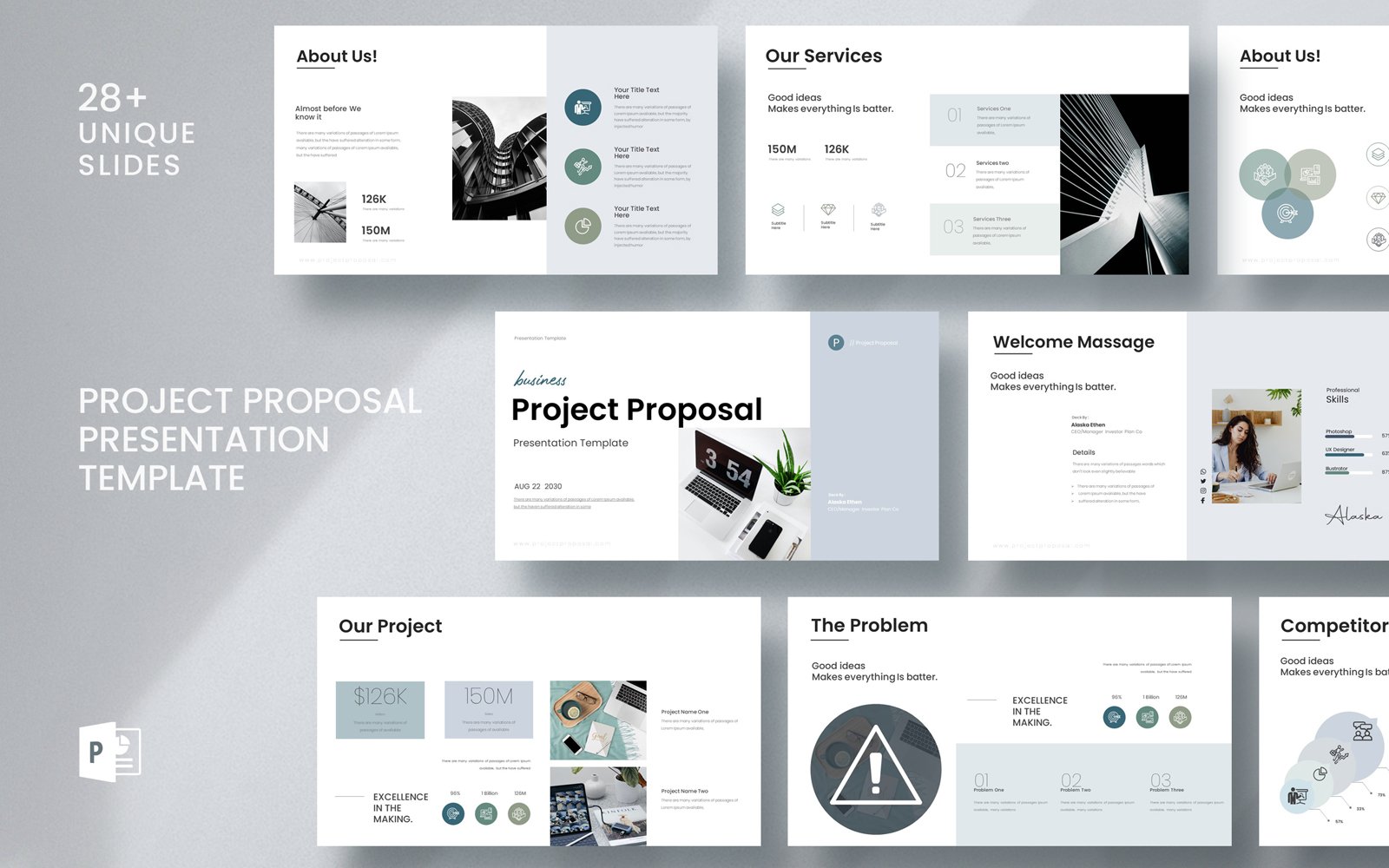 Kit Graphique #417215 Project Proposal Divers Modles Web - Logo template Preview