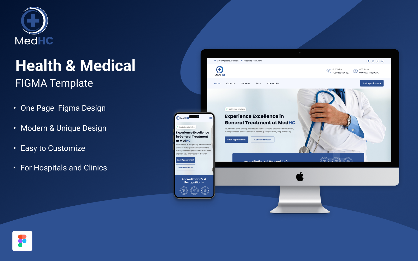 MedHc Figma Design Template