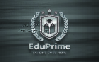 Education Logo Template for E-Learning Platforms, and Institutes
