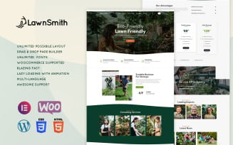 LawnSmith - Lawn Mowing and Garden Care Services Theme