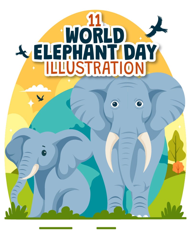 Template #417301 Elephant Day Webdesign Template - Logo template Preview